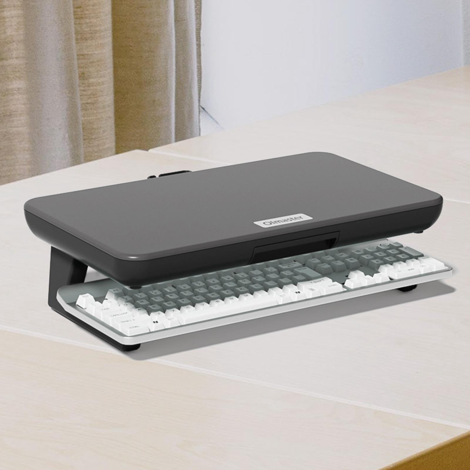 Wzmzjy Monitor Stand Height Adjustable Computer Laptop Riser Shelf with Storage Drawer