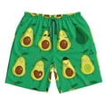 thumbnail image 4 of Bixox Men's Cartoon Fruit printing Casual Classic Fit Short Summer Beach Shorts, 4 of 6