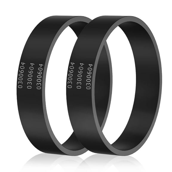 Vacuum Belt 0300604 Replacement Belts Compatible with Oreck XL Upright Vacuum Cleaner Vacuum Belt Replacement Parts(2 Pieces)