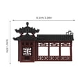 thumbnail image 2 of LABSERRON 1Pcs Hexagon Zen Figurine Brown Plastic Miniature Bonsai Garden Decor, 2 of 8