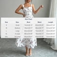 thumbnail image 3 of MYAOYI Women Dresses Wedding Guest Maxi Dress for Women Square Neck Wide Strap Floral Print Flowy A Line Dress, 3 of 9