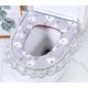 thumbnail image 2 of 1 Pices Sige Toilette Tanche Domestique(dentelle Grise), Sige De Wc Universelles Avec Fermeture Clair, Coussin De Sige De Toilette Coussin Plus C, 2 of 5