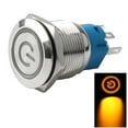 thumbnail image 4 of 19mm 12V LED Power Symbol ON-OFF Car Push Button Switch Latch Metal Waterproof, 4 of 8