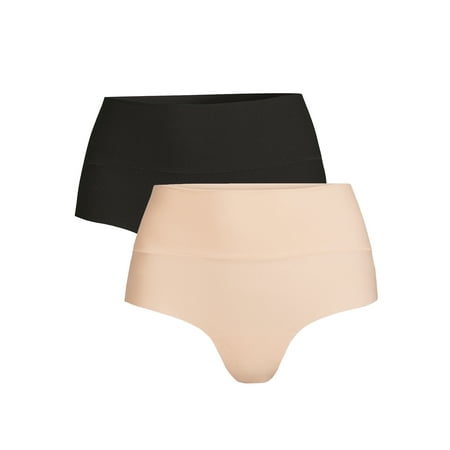 

Sofia Intimates by Sofia Vergara Women s Smoothing Thong Panties 2-Pack