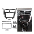 thumbnail image 1 of 7 / 6.5 Inch 2 Din Car Dashboard Frame Radio Fascia MP5 Adapter Panel for I-25 / Accent / / 2010+, 1 of 5