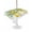 Yellow, variant on Outdoor Tablecloth with Umbrella Hole for Patio/Picnic/Party/Camping, Summer Lemon Waterproof Table Cloth Rectangle Table Cover Washable, Yellow Green Botanical Rustic Floral (60"x 102")