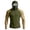 Army Green, variant on Men's UPF 50+ Sun Protection Jacket, Lightweight Hooded Windbreaker with Zip Pockets, Breathable Outdoor Performance Gear for Fishing, Hiking, Running