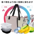 thumbnail image 7 of Unique Bargains Reusable Insulated Lunch Box Tote for Office Work Pink Beige 224 oz, 7 of 7