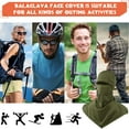 thumbnail image 5 of 2 Pieces Sun Protective Scarf Balaclava Dustproof Neck Wrap Cover Outdoor Breathable Quick Drying Full Face Mask for Men Women, 5 of 6