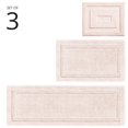 thumbnail image 2 of Alfombras de baño mDesign Hydra Collection, 3 unidades, color rosa y rubor, 2 of 9