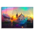 thumbnail image 1 of Epic Art 'Medieval Landscapes 2' by Ray Heere, Acrylic Glass Wall Art, 24"x16", 1 of 8