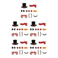 thumbnail image 2 of ZheElen Cute Easy To Apply Remove Christmas Window Stickers Wide Application Door Decal Christmas snowman 5Set, 2 of 6