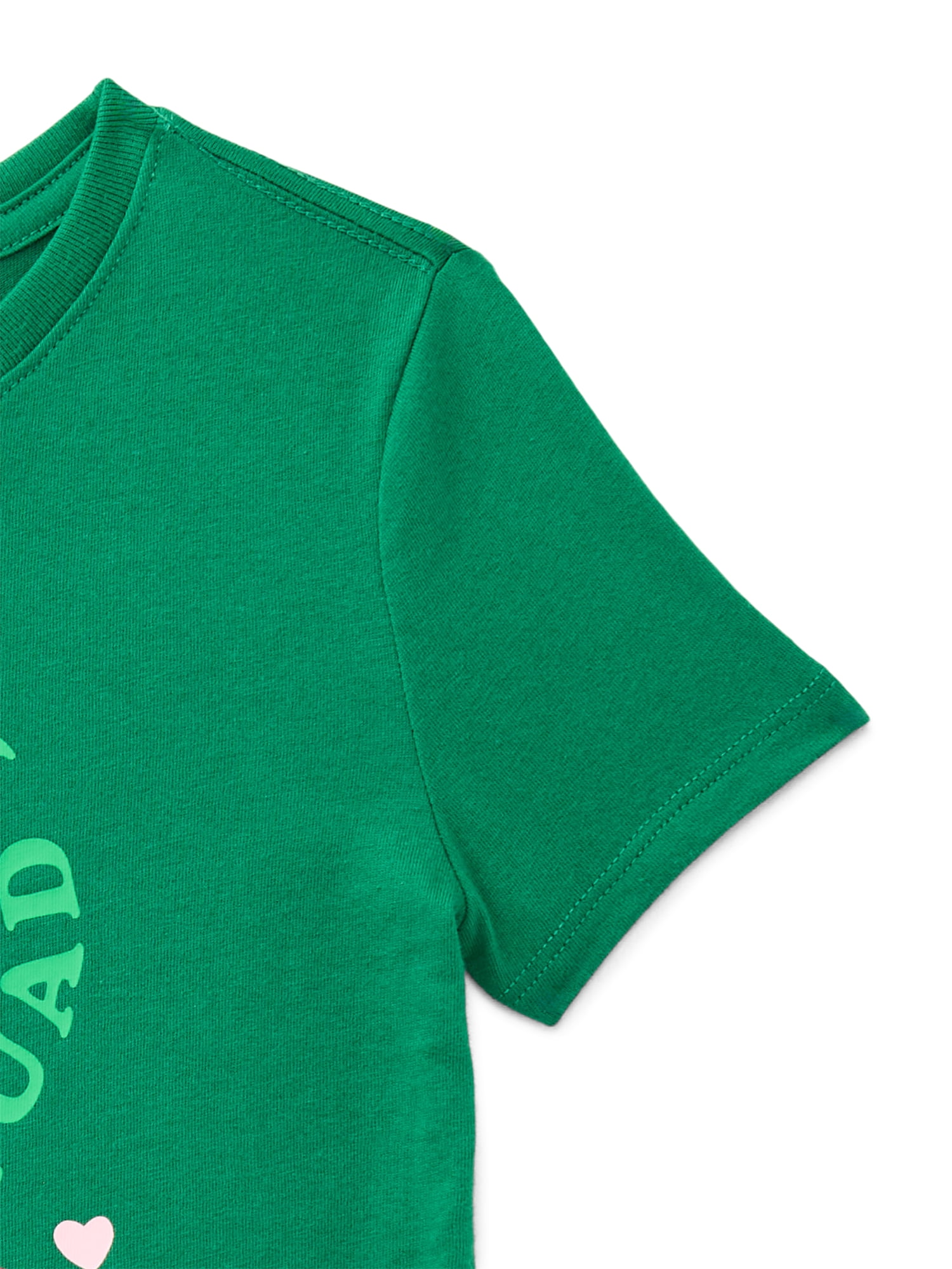 St. Patrick’s Day Girls Short Sleeve T-Shirt from Way To Celebrate, Sizes 4-18