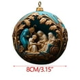 thumbnail image 2 of Tupukom Holy Religious Gifts Josheph and Baby Jesus Resin Christmas Onaments Religious Gifts Men, 2 of 5