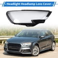 thumbnail image 2 of Cubierta de Lente de Faro Unique Bargains Cubierta de Lente Claro para Audi A3 2016-2020 Negro, Claro PC 1 Pc Frontal Derecho, 2 of 6