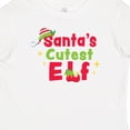 thumbnail image 4 of Inktastic Christmas Santa's Cutest Elf Boys or Girls Baby T-Shirt, 4 of 5