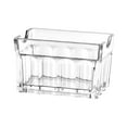 thumbnail image 2 of Acrylic Sugar Packet Holder Bowl Tissue Sugar Packets Display Storage Container Business Cards Holder for Office Pantry .8cmx6.2cmx5.5cm, 2 of 8