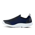 thumbnail image 3 of Zapato de recuperación OOFOS oOMG Sport Low blanco y azul marino para hombre 11.5, 3 of 7