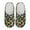Art Blue Leopard Print, variant on Giraffe Print Travel Slippers Lightweight Easy Slip On Memory Foam Comfort Sole Anti-slip Non-slip Hotel School Slippers