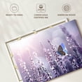 thumbnail image 6 of Elephant Stock Lavender Flower Wall Art - Horizontal Canvas Wall Art - Living Room Wall Decor - Floral And Botanical Canvas - Purple And Blue Decor - 45" x 30", 6 of 8