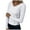 White, variant on GEWSEY Long Sleeve Shirts for Women V Neck Ribbed Knit Fitted Fall Basic Tshirts Going Out Tops 2025 Casual Trendy Clothes (Light Gray, L)