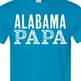 thumbnail image 4 of Inktastic Alabama Papa Distressed White Text T-Shirt, 4 of 5