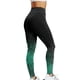 thumbnail image 3 of MKLEKYY Leggings estampados para mujer, pantalones de cintura alta, mallas deportivas para correr, pantalones de yoga con realce, 3 of 4
