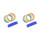 thumbnail image 1 of Bewildely 10Pc Kindergarten Teaching Aid Sport Hopscotch Ring  Game Fun Jumping 2piezas 28cm talla única, 1 of 1