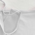 thumbnail image 4 of Kaemgyyd Womens Sleeveless Nightgowns Summer Square Neck Night Gown Solid Color Above the Knee Sleepwear（White,One Size）, 4 of 7