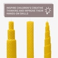 thumbnail image 5 of 10 Pieces 100% Natural Beeswax Candle Making Kit, Honeycomb Texture DIY Beeswax Candle Craft Set, 5 of 7