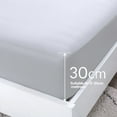 thumbnail image 2 of Matsuzay Sábana ajustable, funda de almohada, funda de colchón, juego de cama de poliéster para Hotel en casa, juego de cama Queen 4 Juegos de cama café Zwillingsgröße, 2 of 6
