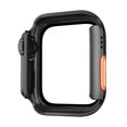 thumbnail image 2 of Estuche para reloj con protector de marco de vidrio para pantalla para Apple Watch (negro amarillo 40 mm), 2 of 5