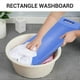 thumbnail image 3 of Plastic Rectangle Washboard Wash Clothes Board 50cm long red, green, blue random, 3 of 5