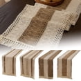 thumbnail image 2 of zhangmingg Japanese Style Woven Minimalist Bed Scarf Sideboard Decorative Table Runner Cloth, 2 of 7
