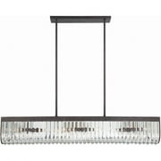 6 Light Chandelier In Modern Style-8.5 Inches Tall And 49.75 Inches Wide Crystorama Lighting Ali-B2007-Cz