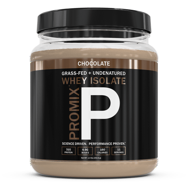 ProMix Nutrition Grass Fed Whey Isolate, 30G Protein, BCAA, Cold Processed, Multistage Micro