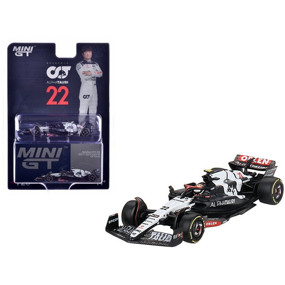 AlphaTauri AT04 #22 Yuki Tsunoda Formula One F1 "Australian GP" (2023) Limited Edition 1/64 Diecast Model Car by Mini GT