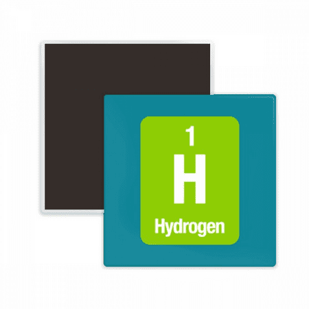 

H Hydrogen Checal Element Science Square Ceracs Fridge Magnet Keepsake Memento