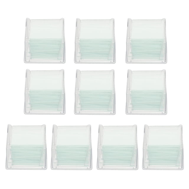 1000 Pcs/10 Boîtes de Verre Carré Vierge pour Microscope Optique