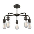 thumbnail image 6 of Innovations Lighting 516-5Cr-14-25 Fenton Chandelier Fenton 5 Light 25" Wide Chandelier -, 6 of 7