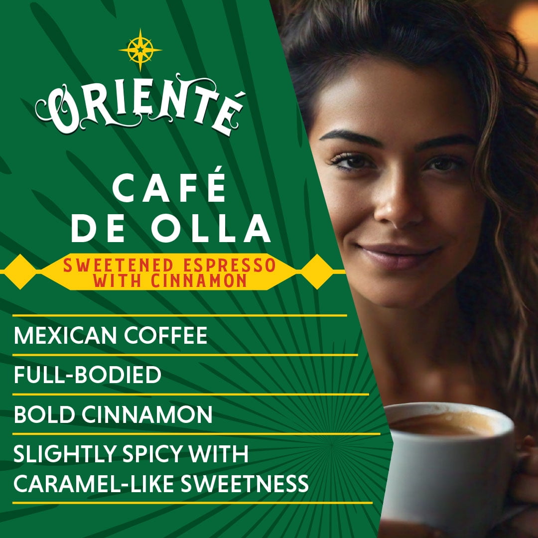 Oriente Cuban Coffee Roasters, Dark Roast Cafe De Olla Cuban Coffee Pods, Compatible w/ K-Cup Brewers, 50ct