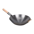 thumbnail image 4 of Weiweiguan 1Pc Stainless Steel Single Handle Wok Practical Wok Kitchen Utensil (Grey), 4 of 6