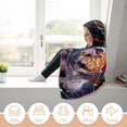 thumbnail image 6 of My Hero Academia Wearable Blanket Cloak Arctic Velvet Hooded Blanket Soft Fuzzy Hoodie Blanket Cape for Adults Kids 60"x80", 6 of 8