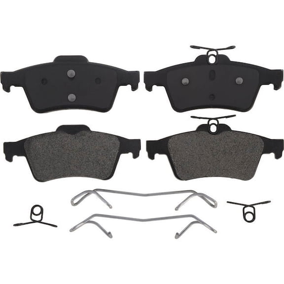Rear Brake Pad Set - Compatible with 2006 - 2013 Mazda 3 2007 2008 2009 2010 2011 2012