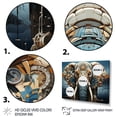 thumbnail image 3 of Designart Multi-Color Modern Gold framed wall art, Surrealism framed wall Art, The Elephant s Secret Surrealism , Surrealism framed wall art decor, 40x30 inches Gold Frame, 3 of 5