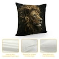 thumbnail image 4 of Nawypu   Throw Pillow Covers Lion Black Decorative Pillow Cases Home Decor Standard Square  Pillowcases, 4 of 5