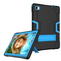 FIEWESEY for Dragon Touch Notepad 102 10 Inch Tablet Case,Heavy-Duty Drop-Proof and Shock-Resistant Rugged case(with Stand), for Blackview Tab 8/8E/Teclast P20hd/M40 10 Inch/AAUB P30(Black/Blue)