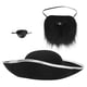 thumbnail image 4 of Gorra de disfraz de pirata, sombrero de disfraz de pirata, parche en el ojo de pirata falso, accesorios de pirata, rendimiento lleno de energía, 4 of 8