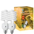 thumbnail image 1 of Paquete de 2 bombillas Bluex para reptiles, 23 W, 10.0 UVB CFL, 1 of 7