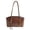 Brown, variant on Yucurem Vintage Shoulder Bags for Women, Trendy Leather Hobo Handbag with Pendant for Work Travel (Brown)
